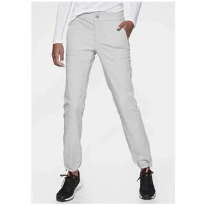 Athleta Trekkie Hike Galactic Gray Ripstop Jogger Casual Outdoor Pant Size 0